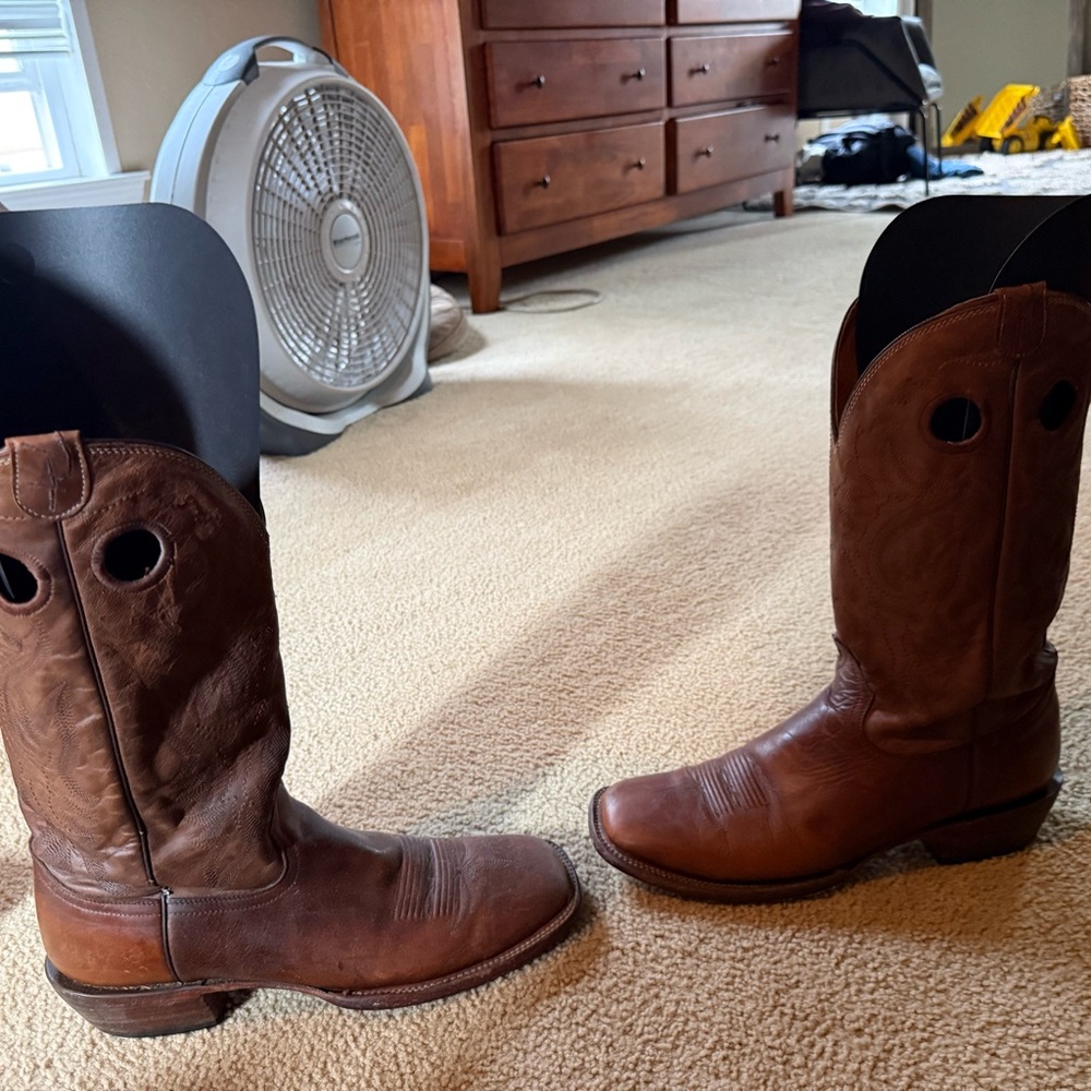 Stetson Rich Brown Western Boots sz12